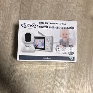 White Video Baby Monitor Camera